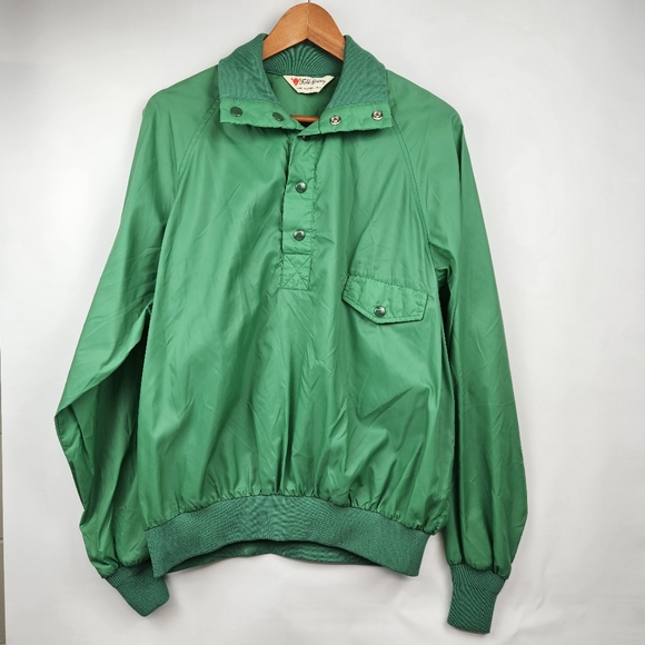 Vintage Field & Stream green windbreaker pullover - Picture 1 of 13